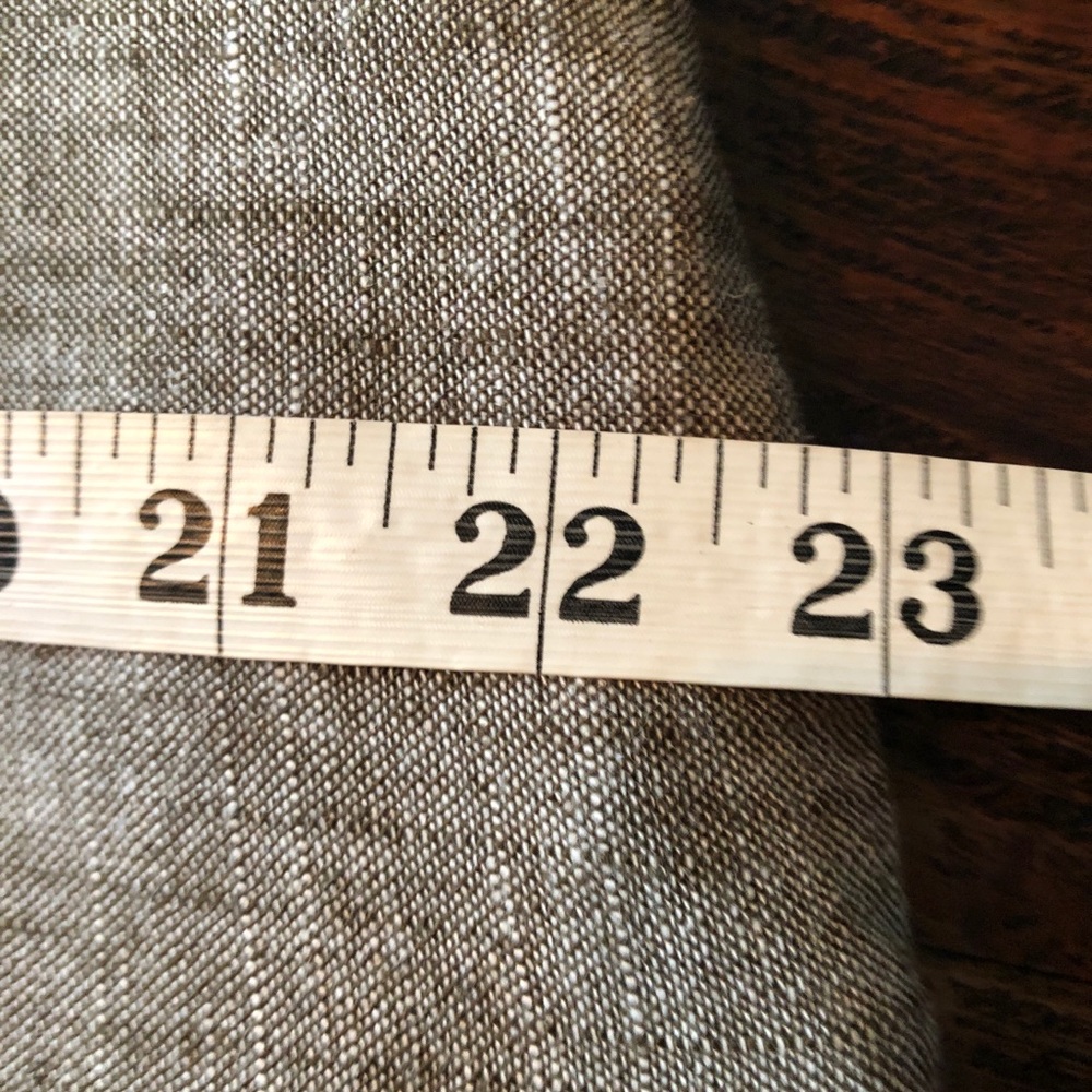 LAST CALL BEFORE DONATION: Anthropologie Grey Linen Embroidered Dress L - Picture 9 of 15
